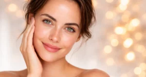 Dermaplaning results with smooth glowing skin and improved skin texture at Sotto Aesthetics in Draper, UT